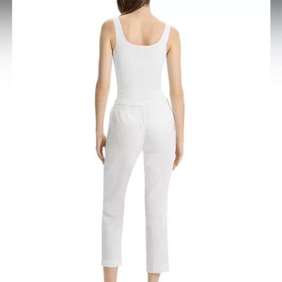 Theory Slim Cropped Crisp WhiteTrousers, Size 2 NWOT - Picture 6 of 7